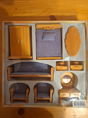 Puppenhaus schlafzimmer set - puppenhaus, schlafzimmer-set
