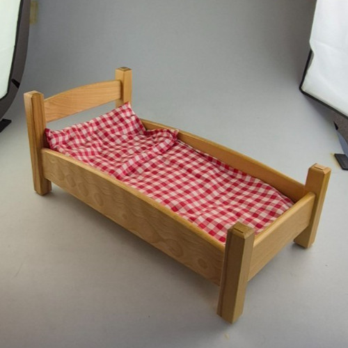 Puppenbett aus holz 53 - holz,