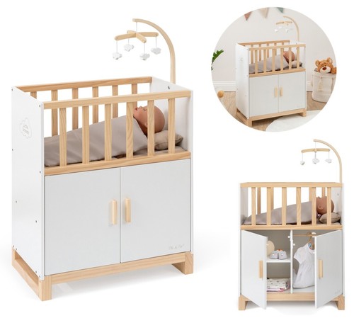 Puppenbett cozy mit - puppenbett,
