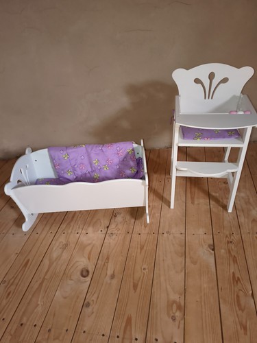 Puppenwiege holz und - puppenwiege,