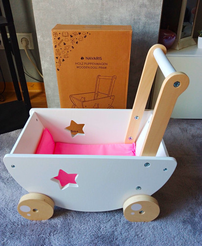 Navaris holz puppenwagen - navaris,