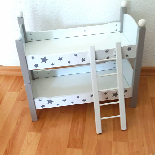 Puppen etagenbett aus holz - puppen-etagenbett,