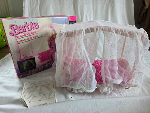 Barbie zauberglanz himmelbett - zauberglanz,