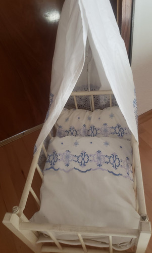 Puppenbett himmelbett auf - himmelbett,