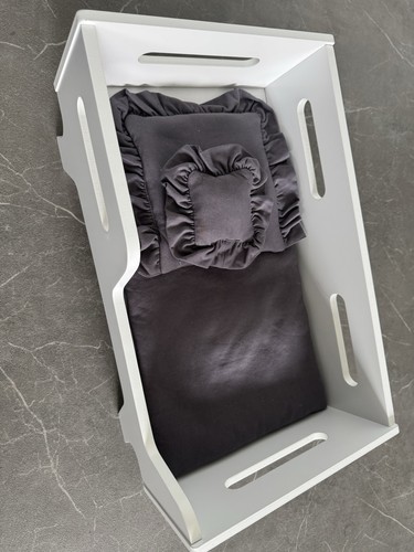 Weißes puppenbett von petit - puppenbett,