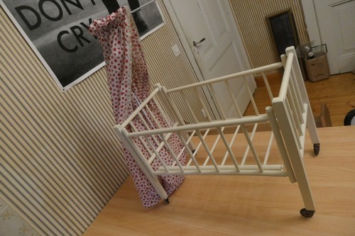 Antikes puppenbett klappbar - antikes,