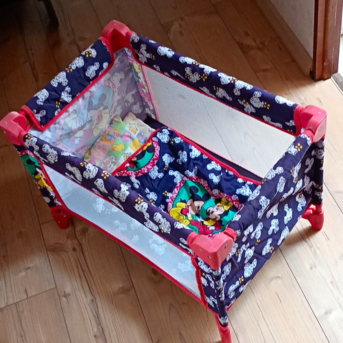 Puppen reisebett klappbar - puppen,