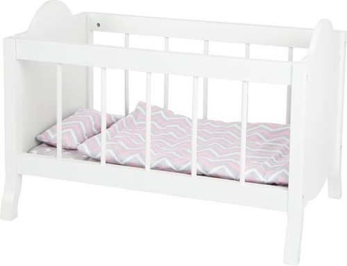 Puppengitterbett aus holz - aus,