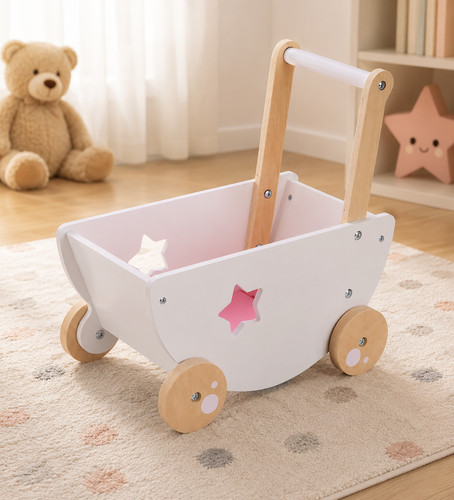 Navaris puppenwagen holz - navaris,