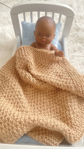 Strickdecke puppendecke - strickdecke,